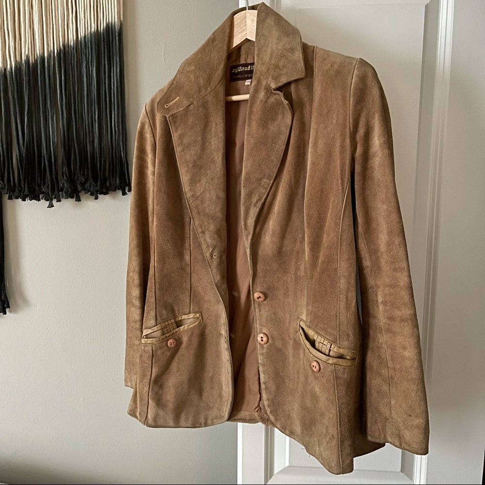 Genuine Argentinian Tan Leather Jacket